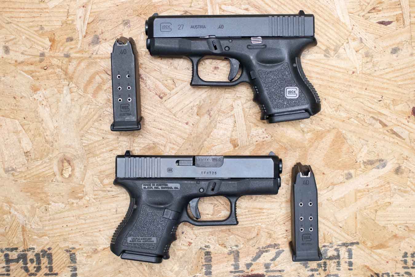 GLOCK 27 Gen3 40 S&W Police Trade-ins (Very Good Condition)